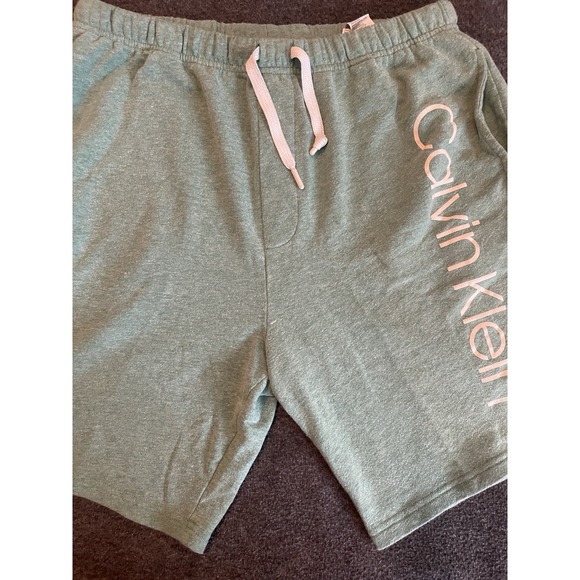 Calvin Klein Other - CALVIN KLEIN MEN'S DRAWSTRING PULL ON SWEAT SHORTS GREEN SHORTS SIZE LARGE